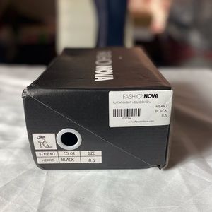 Black Fashion Nova Heels